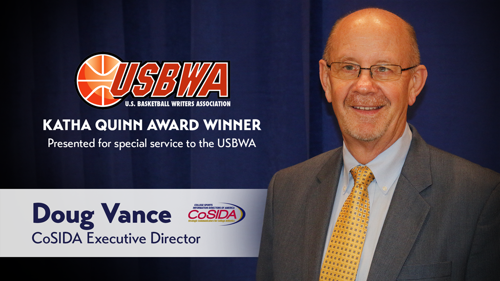 CoSIDA's Doug Vance Honored With USBWA's 2021 Katha Quinn Award